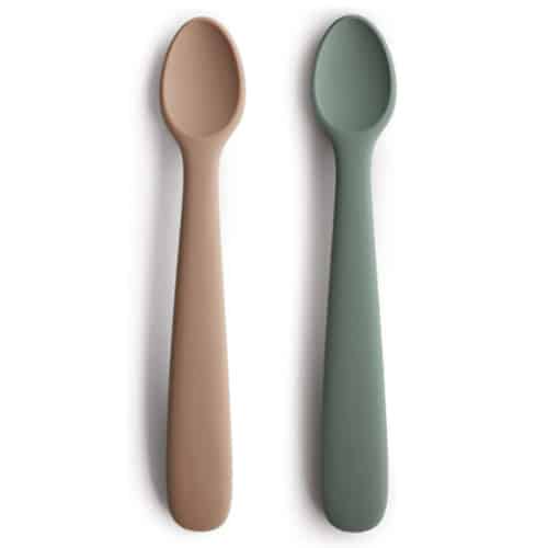 Silicone Fork & Spoon Set - Self Feeding Training Set – Yo Baby Wholesale