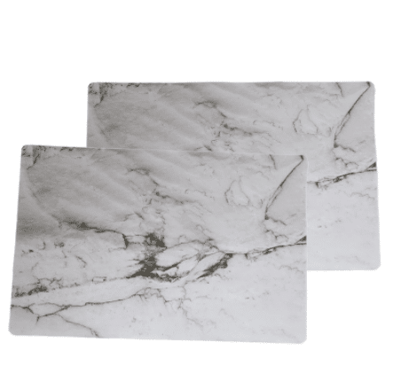 Custom Marble Silicone Dinner Mats