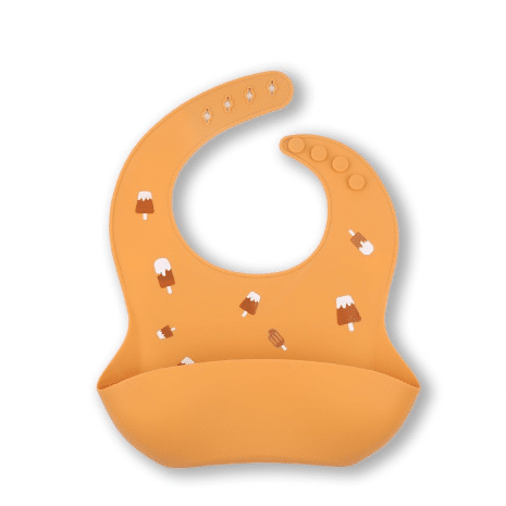 Custom In-Mould Decoration Printing Silicone baby bibs