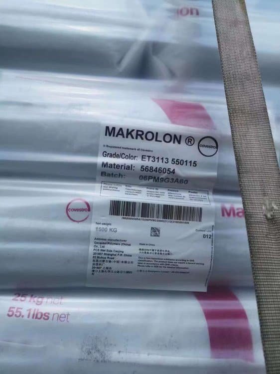 Polycarbonate packaging bag